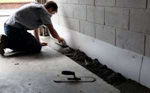 Waterproofing a basement in Boston, Massachusetts